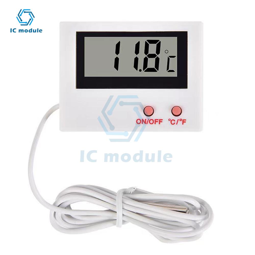 HT-5 fish tank thermometer refrigerator aquarium digital electronic probe thermometer aquarium water temperature meter with wire білий
HT-5 fish tank thermometer refrigerator aquarium digital electronic probe thermometer aquarium water temperature meter with wire білий