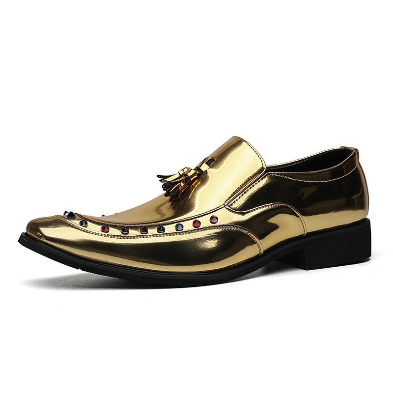 Foreign trade couple Chelsea blue enchantress boots pointed tassel loafers parent-child lacquered leather shoes 31 золотой
Foreign trade couple Chelsea blue enchantress boots pointed tassel loafers parent-child lacquered leather shoes 31 золотой