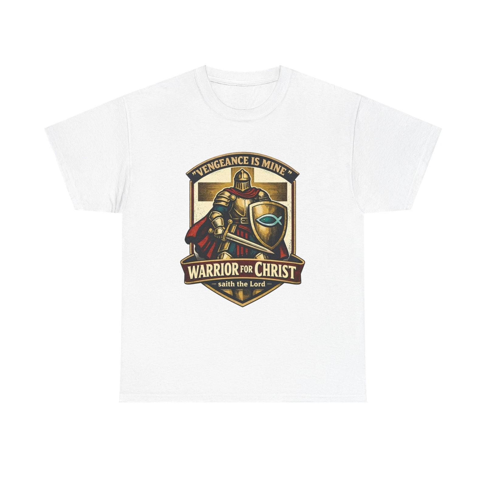 Warrior for Christ T-Shirt | Knight Shield Christian Faith Tee S
Warrior for Christ T-Shirt | Knight Shield Christian Faith Tee S