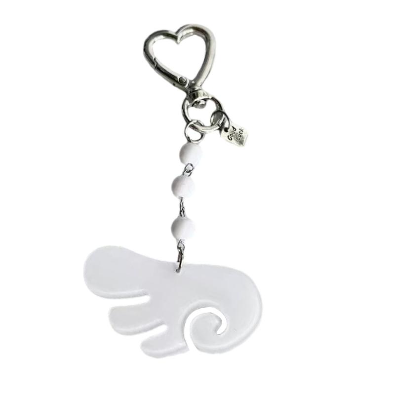 Elegant Angel Wing Keychain Sturdy Acrylic Key Chain Adornment For Keys Bags And Fashion Accessories
Elegant Angel Wing Keychain Sturdy Acrylic Key Chain Adornment For Keys Bags And Fashion Accessories