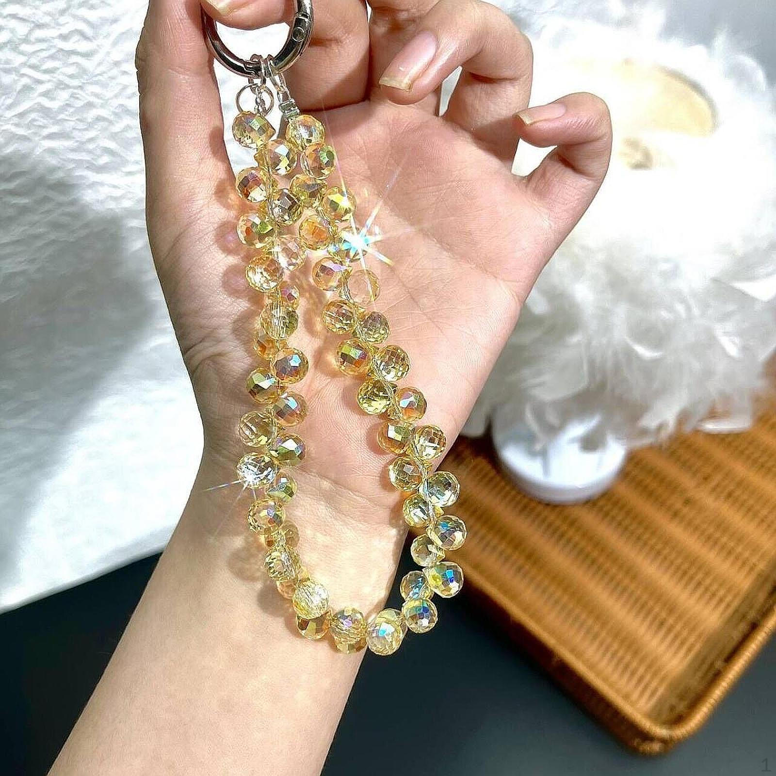 Бисерный брелок для ключей, подарочный брелок для вечеринок, стеклянный брелок для наушников, чехол для автомобиля Transparent Yellow
Бисерный брелок для ключей, подарочный брелок для вечеринок, стеклянный брелок для наушников, чехол для автомобиля Transparent Yellow