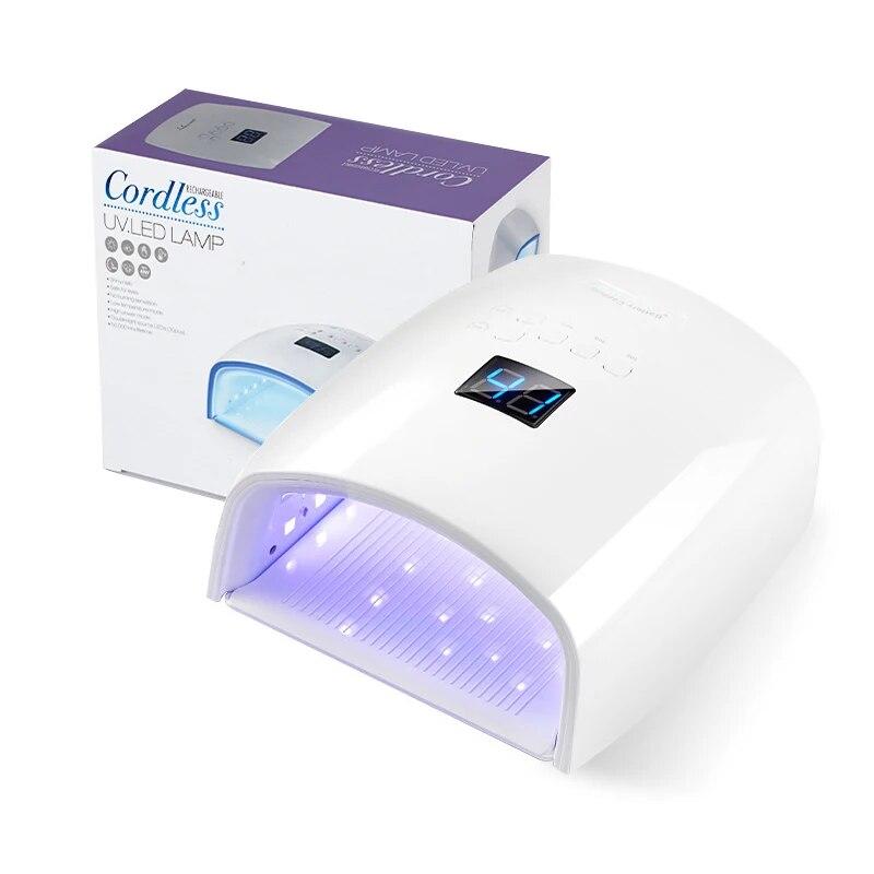 Перезаряжаемая УФ-светодиодная лампа для ногтей 66 Вт, беспроводная сушилка для ногтей для гель-лака, профессиональные маникюрные инструменты для дизайна ногтей для дома и салона US PLUG
Перезаряжаемая УФ-светодиодная лампа для ногтей 66 Вт, беспроводная сушилка для ногтей для гель-лака, профессиональные маникюрные инструменты для дизайна ногтей для дома и салона US PLUG