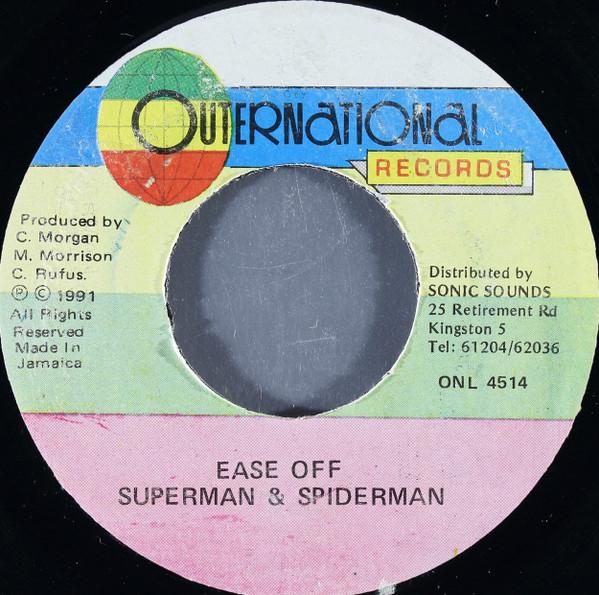 7inch Record SUPERMAN & SPIDERMAN - Ease Off NONE Outernational R 1991 Jamaica Reggae, Ska & Dub Used
7inch Record SUPERMAN & SPIDERMAN - Ease Off NONE Outernational R 1991 Jamaica Reggae, Ska & Dub Used
