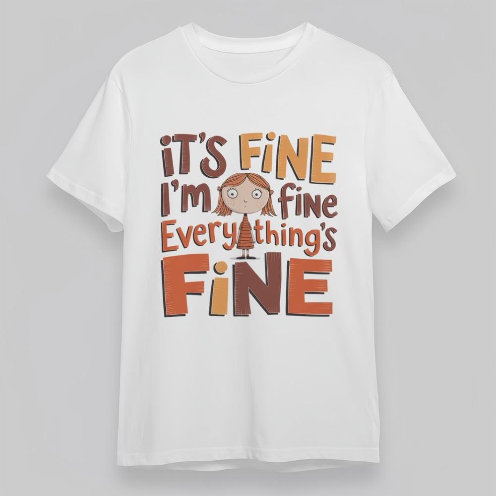 Women s Oversize Breathable Classic T-Shirt Girl Saying I m Fine Text Doodle Tee 3XL
Women s Oversize Breathable Classic T-Shirt Girl Saying I m Fine Text Doodle Tee 3XL