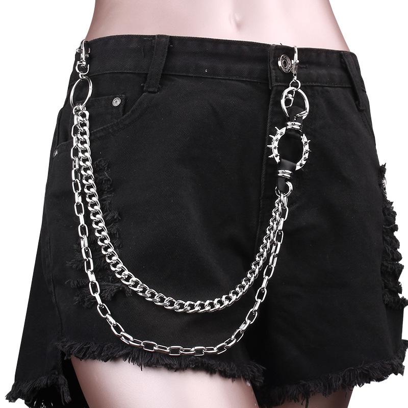 Punk Rock Metal Layered Chain Keychains Unisex Waist Key Chain for Wallet Jeans Hip-Hop Pants Fashionable Belt Chain Jewelry Acc срібний
Punk Rock Metal Layered Chain Keychains Unisex Waist Key Chain for Wallet Jeans Hip-Hop Pants Fashionable Belt Chain Jewelry Acc срібний