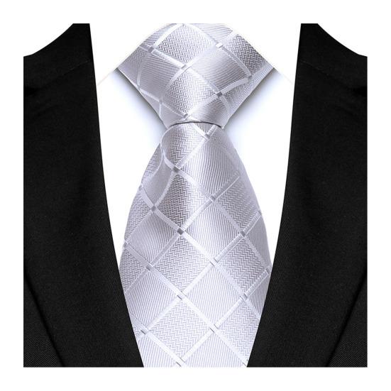 Men Tie Geometric Plaid Pattern Pure Color Design Smooth Texture Dress Tie Business Office Formal Necktie серебряный серый
Men Tie Geometric Plaid Pattern Pure Color Design Smooth Texture Dress Tie Business Office Formal Necktie серебряный серый