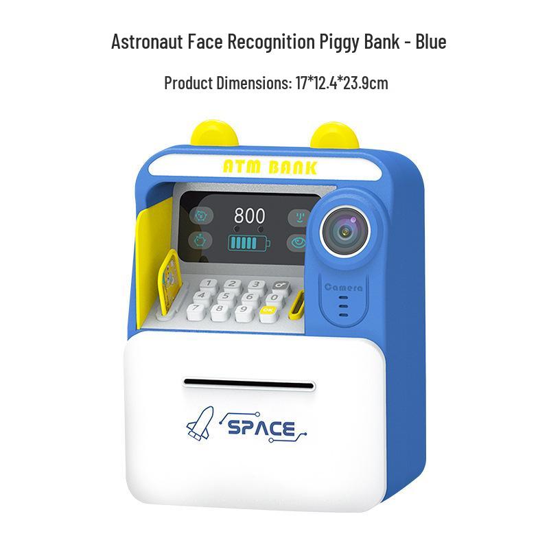 Smart Facial Recognition Piggy Bank - Automatic Coin Rolling Password Box for Kids
Smart Facial Recognition Piggy Bank - Automatic Coin Rolling Password Box for Kids