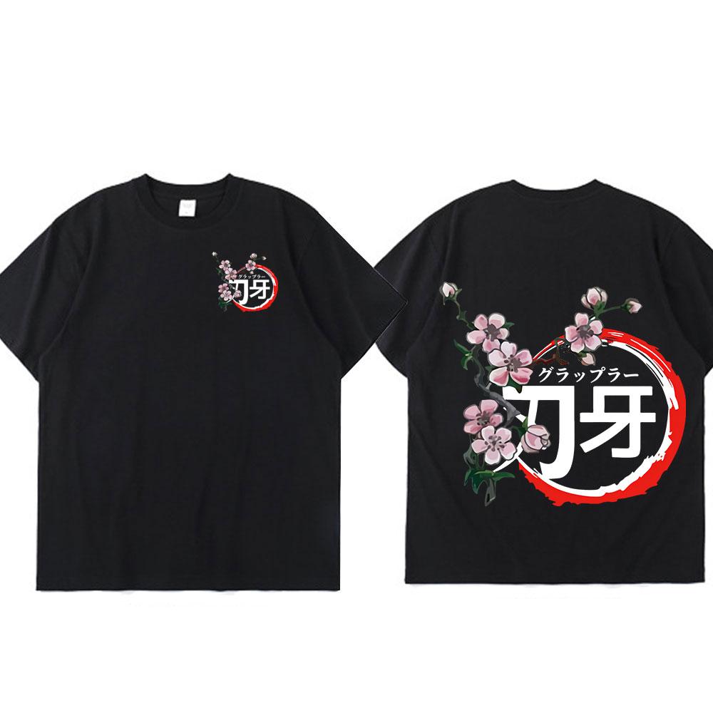 Baki The Grappler Graphic Cherry Blossom Short Sleeve Аниме Ханма Юдзиро Футболка Мужчины Женщины Хлопок Харадзюку Повседневная одежда Топы
Baki The Grappler Graphic Cherry Blossom Short Sleeve Аниме Ханма Юдзиро Футболка Мужчины Женщины Хлопок Харадзюку Повседневная одежда Топы