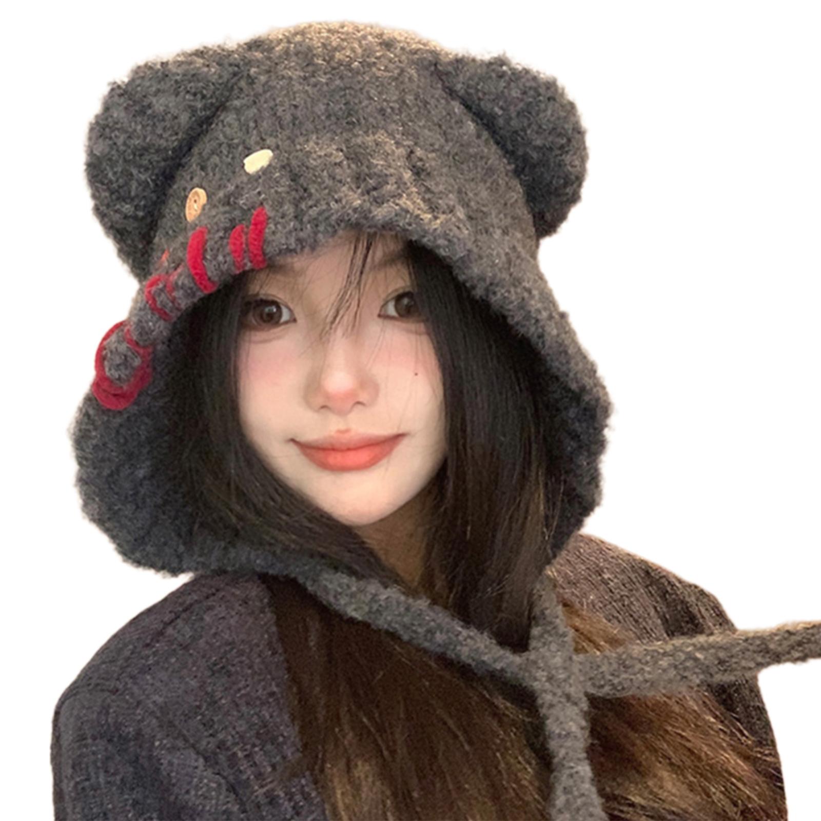 Furry Soft Ear Bear Hat White Headwear for Women Winter Cycling Climbing Skiing Furry Bear Hat Thick Lining серый
Furry Soft Ear Bear Hat White Headwear for Women Winter Cycling Climbing Skiing Furry Bear Hat Thick Lining серый