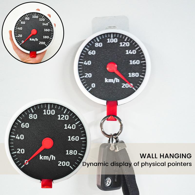 Креативный держатель для ключей-спидометра, многофункциональный, с вращающимся указателем, крючок для ключей автомобиля, ПВХ, простая установка, забавный органайзер для ключей
Креативный держатель для ключей-спидометра, многофункциональный, с вращающимся указателем, крючок для ключей автомобиля, ПВХ, простая установка, забавный органайзер для ключей