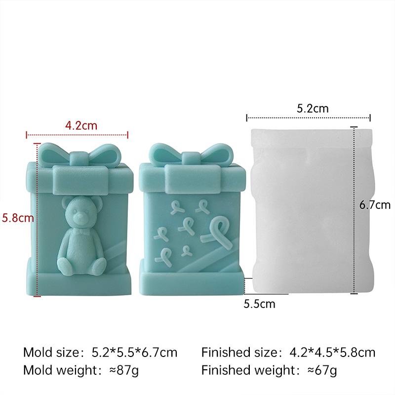 3D Santa Christmas Gift Box Silicone Mold DIY Aroma Candle Plaster Decoration Mould Christmas Chocolate Candy Molds
3D Santa Christmas Gift Box Silicone Mold DIY Aroma Candle Plaster Decoration Mould Christmas Chocolate Candy Molds