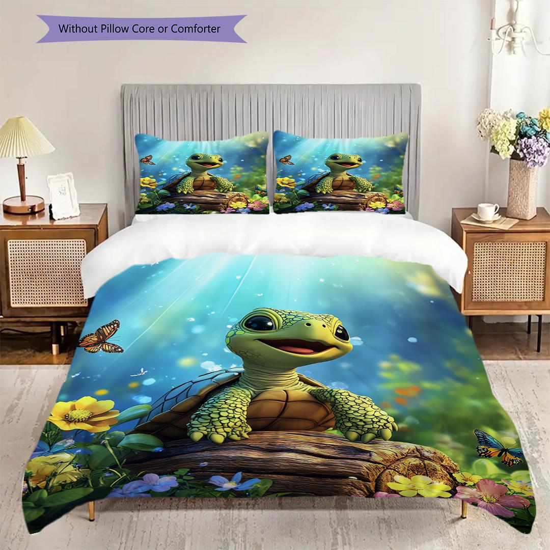 Tortoise Pattern Bedding Quilt Set Quilt Cover Pillowcase Home Decoration Birthday Gift (1 * duvet cover + 2 * pillowcase, without core) 135x200cm
Tortoise Pattern Bedding Quilt Set Quilt Cover Pillowcase Home Decoration Birthday Gift (1 * duvet cover + 2 * pillowcase, without core) 135x200cm