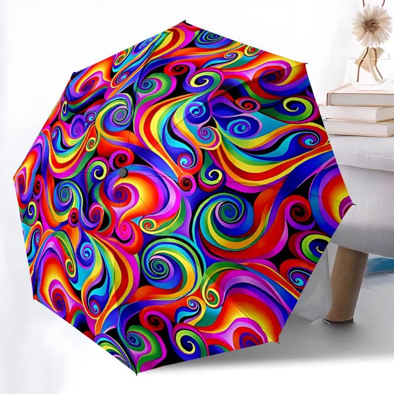 1pc Psychedelic Swirls Automatic Umbrella - Automatic Opening And Closing, Sturdy Iron Frame, Formal Occasions yy251018121
1pc Psychedelic Swirls Automatic Umbrella - Automatic Opening And Closing, Sturdy Iron Frame, Formal Occasions yy251018121