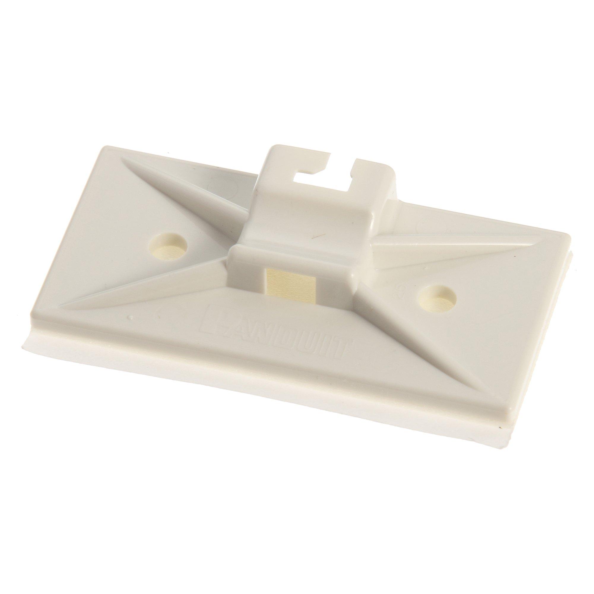 Panduit SMS-A-C Snap-In Cable Tie Mount, Mechanically Applied, Pre-Installed Adhesive, Rubber Mounting Method, White (Pack of 100)
Panduit SMS-A-C Snap-In Cable Tie Mount, Mechanically Applied, Pre-Installed Adhesive, Rubber Mounting Method, White (Pack of 100)