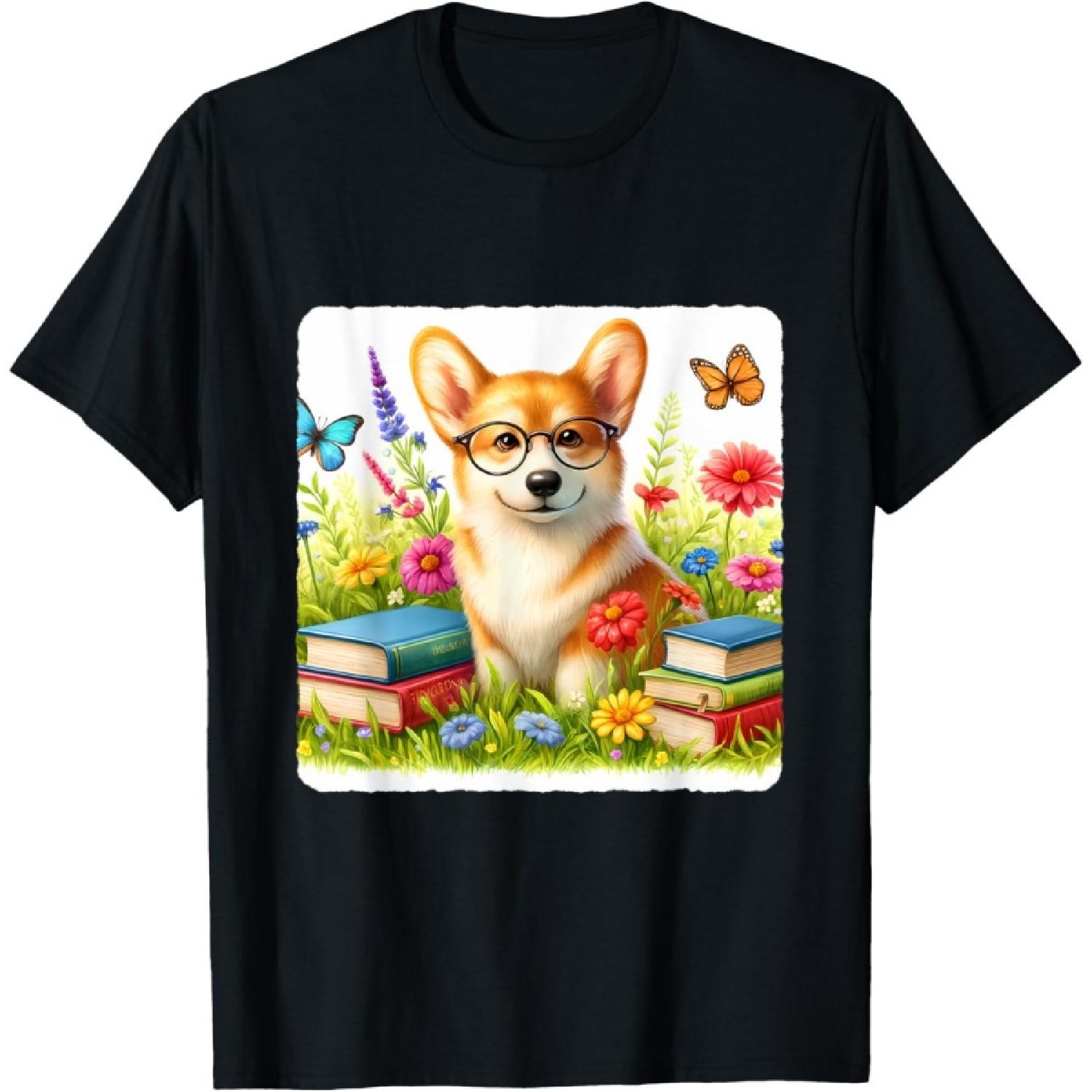Corgi Reading Botany Books In Meadow XXXXXL чорний
Corgi Reading Botany Books In Meadow XXXXXL чорний