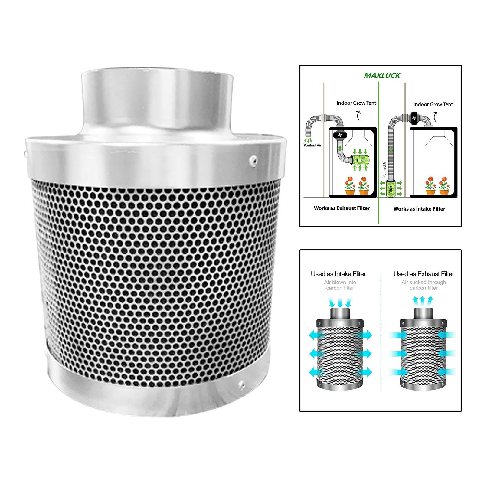 6 Inch Inline Fan with Activated Carbon Filter Air Ventilation System for Grow Tent Odor Control and Kitchens
6 Inch Inline Fan with Activated Carbon Filter Air Ventilation System for Grow Tent Odor Control and Kitchens