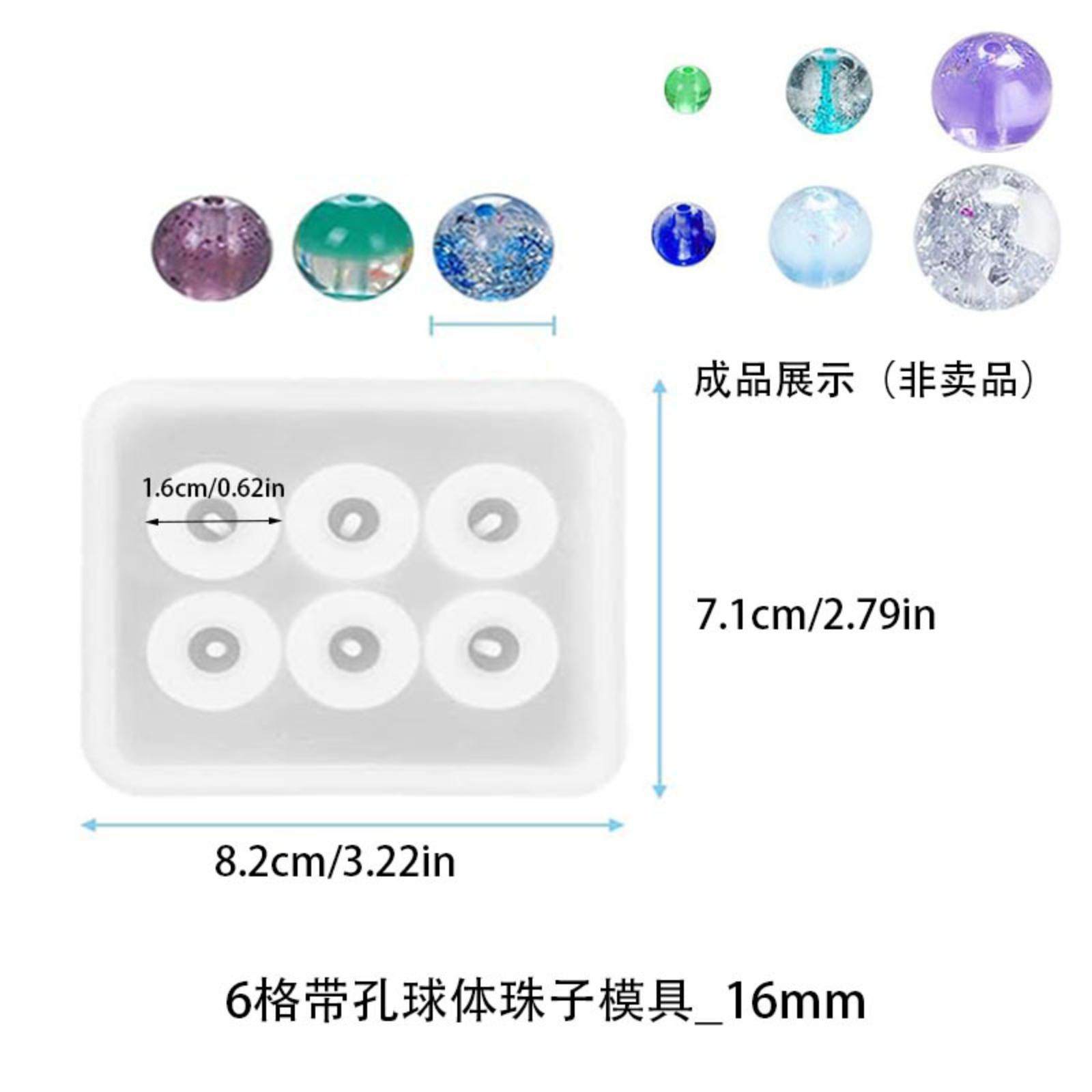 Silicone Mold for Six-Sided Cube Beads 16mm Size Flexible Non-Stick Craft Mold for Resin Casting Jewelry Making Tools one size чорний
Silicone Mold for Six-Sided Cube Beads 16mm Size Flexible Non-Stick Craft Mold for Resin Casting Jewelry Making Tools one size чорний
