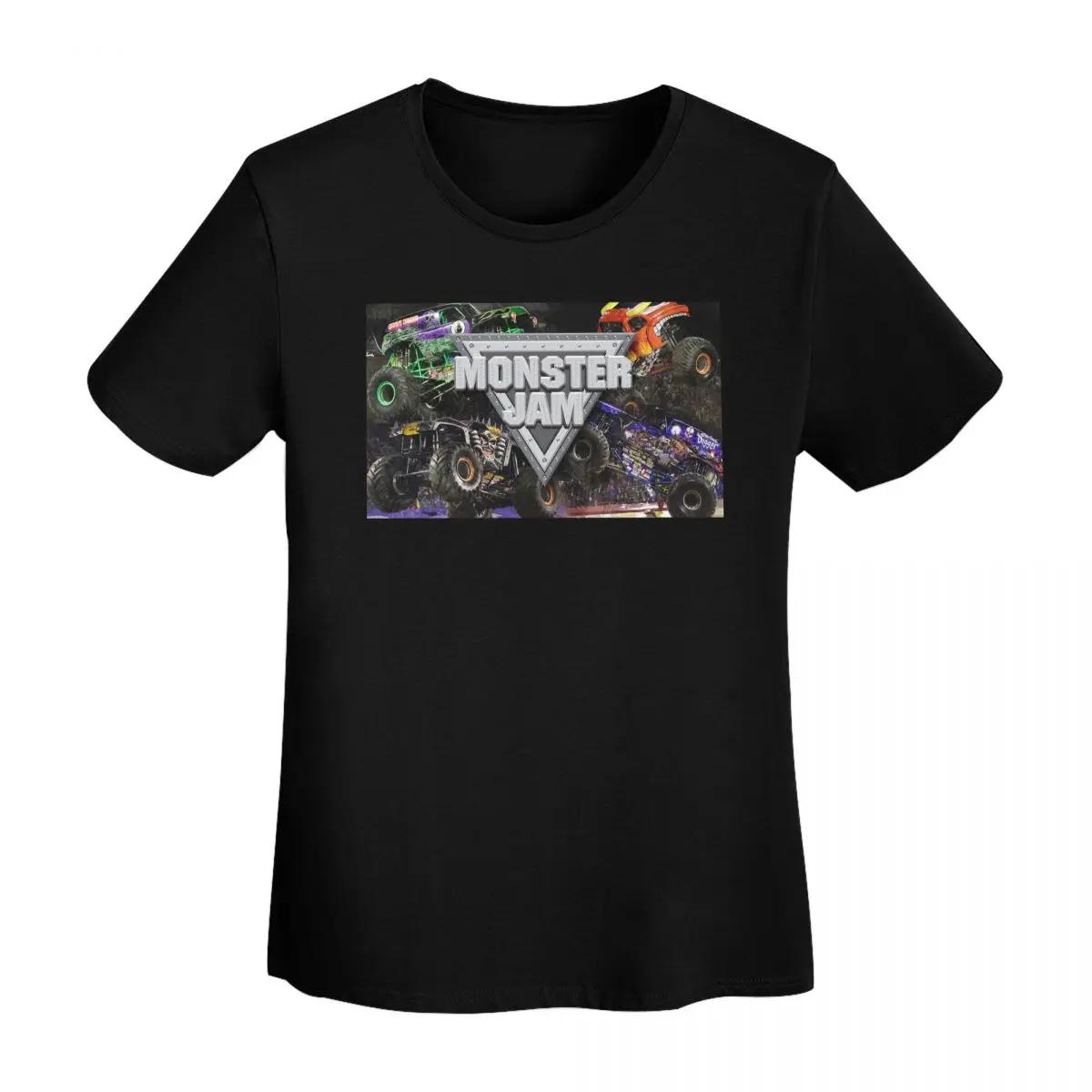 Classic Monster Jam Pattern TShirt Women Short Sleeve T Shirts Round Neck Clothing Cotton Summer Tees Streetwear 4XL
Classic Monster Jam Pattern TShirt Women Short Sleeve T Shirts Round Neck Clothing Cotton Summer Tees Streetwear 4XL
