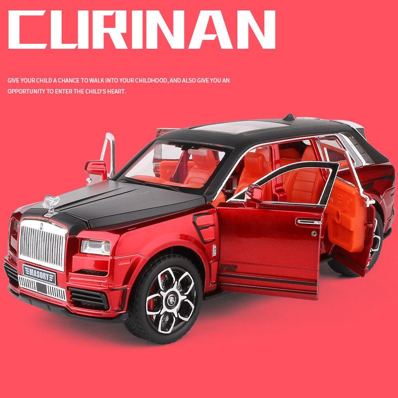 1:24 Rolls Royce Cullinan Masory SUV Alloy Luxy Car Model Diecasts Metal Toy Car Model Simulation Sound and Light Childrens Gift
1:24 Rolls Royce Cullinan Masory SUV Alloy Luxy Car Model Diecasts Metal Toy Car Model Simulation Sound and Light Childrens Gift