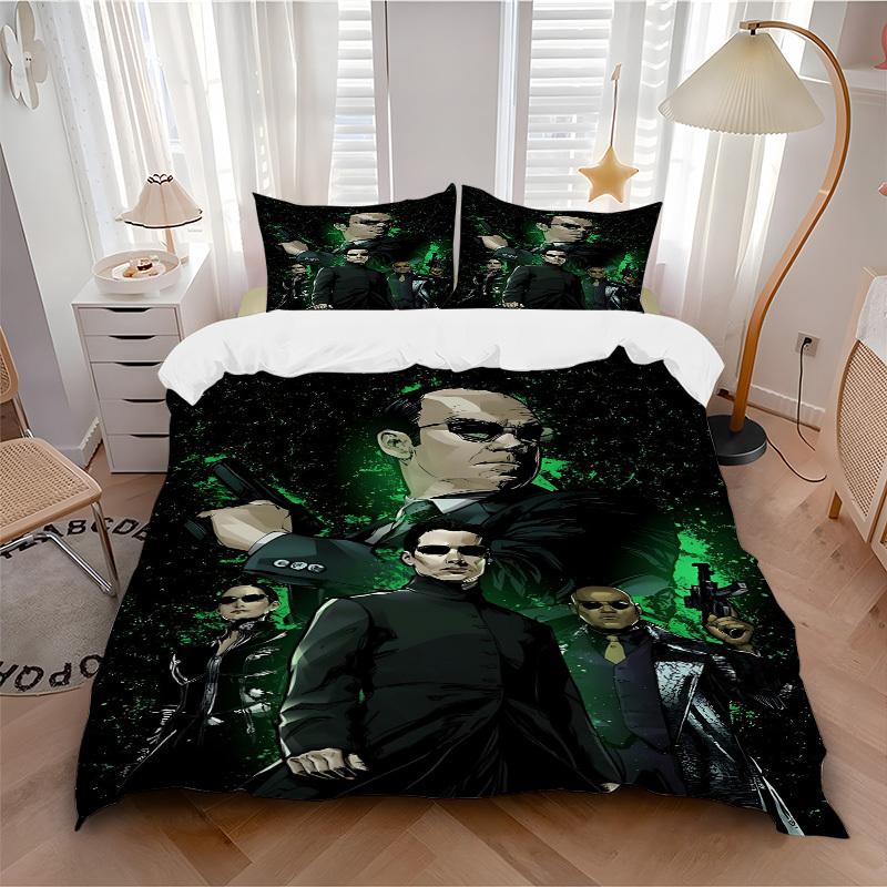 3pcs The Matrix Bedding Set, Soft Polyester Duvet Cover and Pillowcases Machine Washable Seasons all suitable 51 135x200cm
3pcs The Matrix Bedding Set, Soft Polyester Duvet Cover and Pillowcases Machine Washable Seasons all suitable 51 135x200cm
