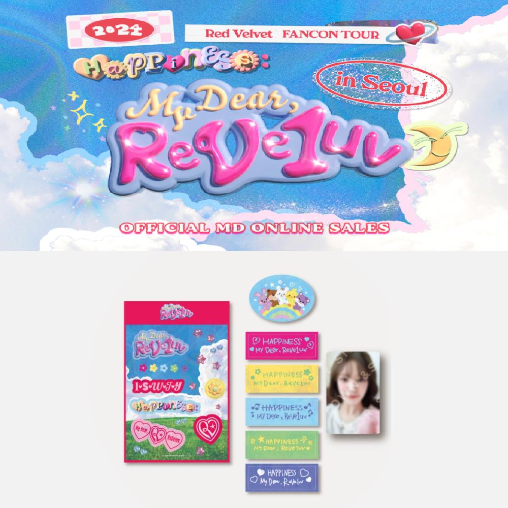 Предварительный заказ Red Velvet FANCON Tour HAPPINESS : Мой дорогой, ReVe1uv Набор съемных наклеек
Предварительный заказ Red Velvet FANCON Tour HAPPINESS : Мой дорогой, ReVe1uv Набор съемных наклеек