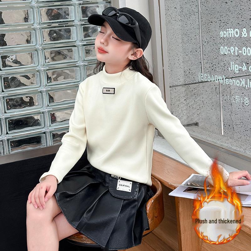 Winter 2025 Girls Thickened Fleece Sweatshirt - Warm Letter Design for Middle and Big Kids 130 cm бежевый
Winter 2025 Girls Thickened Fleece Sweatshirt - Warm Letter Design for Middle and Big Kids 130 cm бежевый