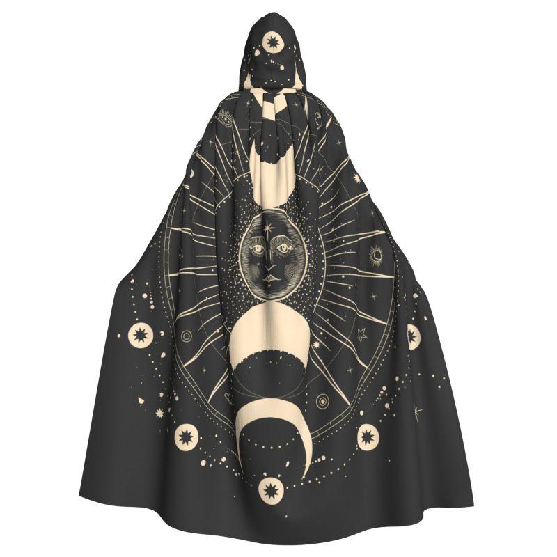 Tarot Sun Moon Witchy Night Hooded Cloak Unisex Hood Cloak Cosplay Medieval Costume Witch Wicca Elf Purim Carnival Party One Size
Tarot Sun Moon Witchy Night Hooded Cloak Unisex Hood Cloak Cosplay Medieval Costume Witch Wicca Elf Purim Carnival Party One Size
