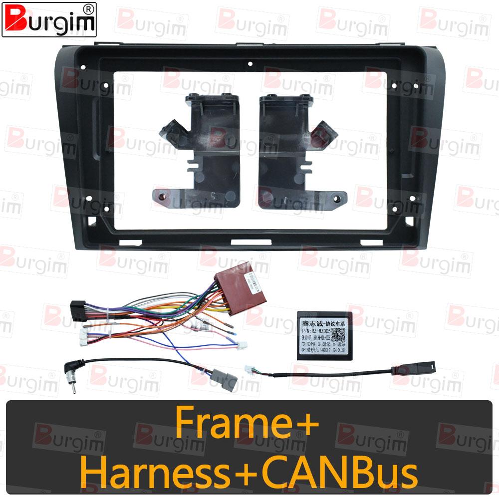 Рамка для автомагнітоли 2DIN 9 дюймів для Mazda 3 Mazda3 BK Axela 2003-2009, Панель для стереосистеми, Джгут проводів, Адаптер живлення, Декодер Canbus frame Cable canbus
Рамка для автомагнітоли 2DIN 9 дюймів для Mazda 3 Mazda3 BK Axela 2003-2009, Панель для стереосистеми, Джгут проводів, Адаптер живлення, Декодер Canbus frame Cable canbus