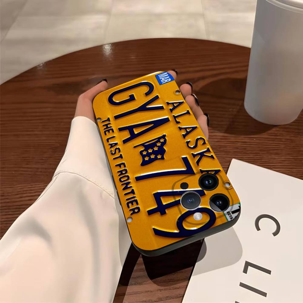 License Plate Phone Case for iPhone 17,16,15,14,13,12,11,Pro,X,Xs,Max,Plus Shockproof Cover iPhone15promax
License Plate Phone Case for iPhone 17,16,15,14,13,12,11,Pro,X,Xs,Max,Plus Shockproof Cover iPhone15promax