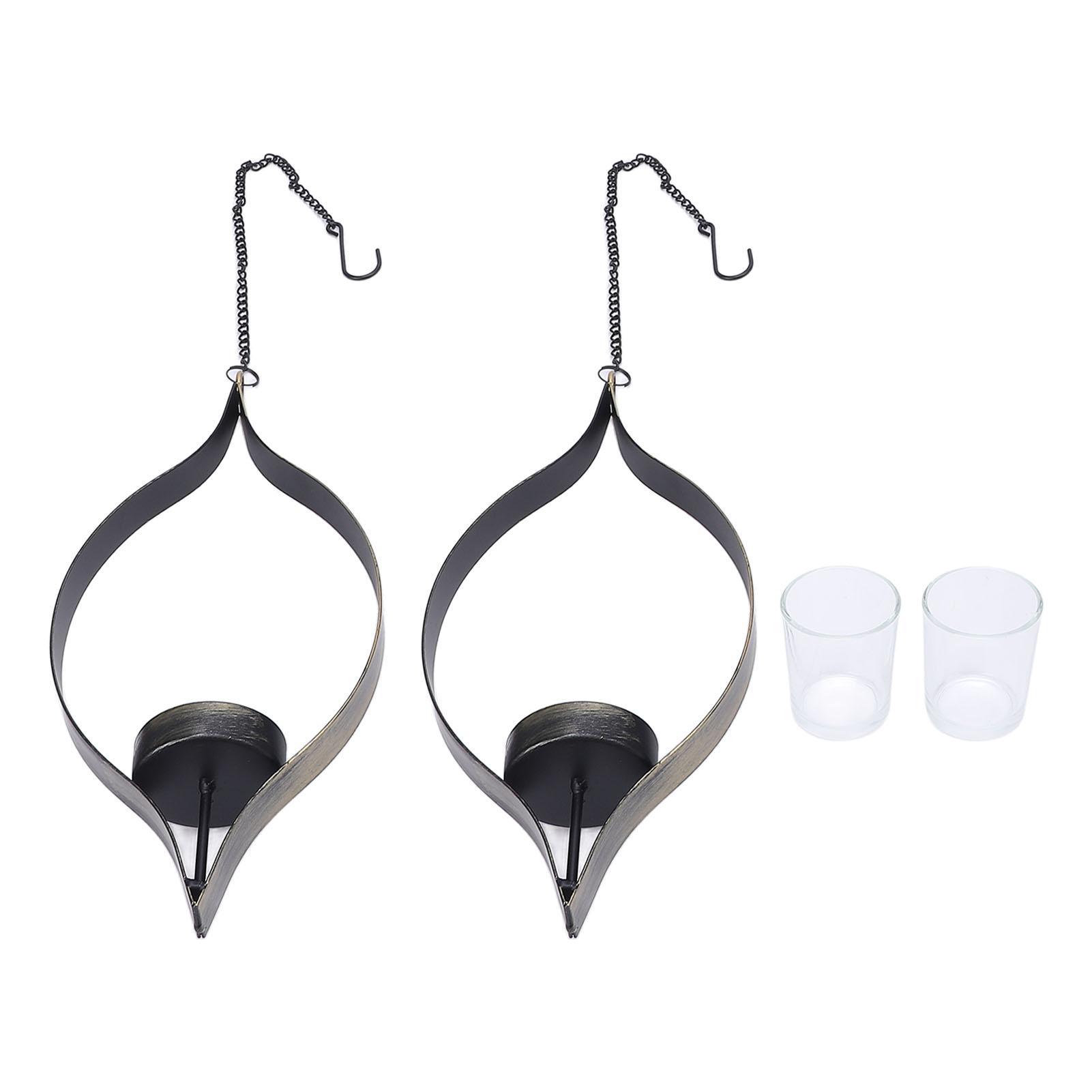 2 Pcs Metal Hanging Candle Holder Vintage Decorative Iron Wall Candle Sconce Tea Light Stand
2 Pcs Metal Hanging Candle Holder Vintage Decorative Iron Wall Candle Sconce Tea Light Stand