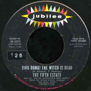 7inch Record FIFTH ESTATE Ding Dong The Witch Is Dead The JB5573 JUBILEE 1967 US Rock Used
7inch Record FIFTH ESTATE Ding Dong The Witch Is Dead The JB5573 JUBILEE 1967 US Rock Used