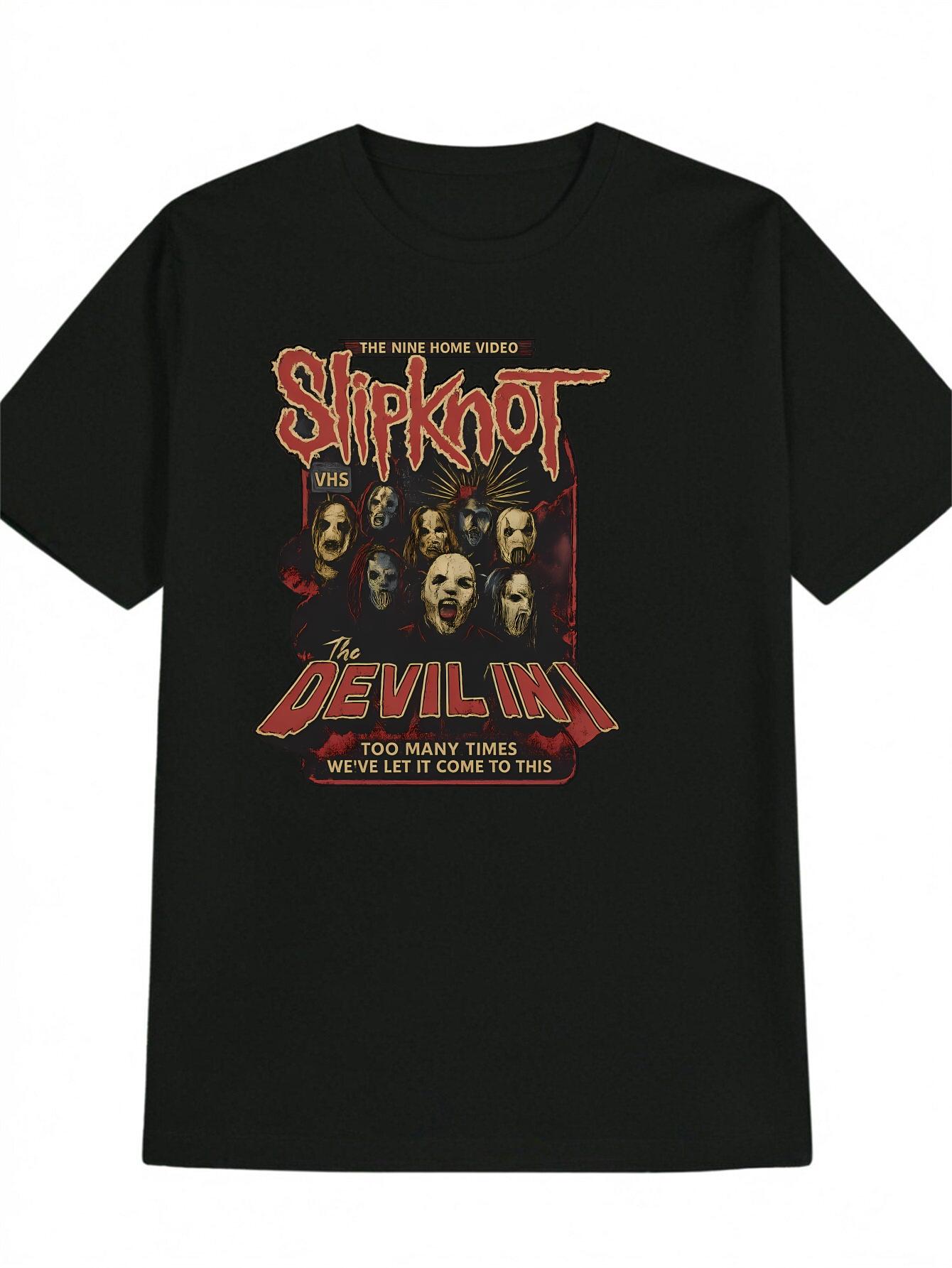 Slipknot The DEVILINI Графическая футболка - Футболка с дизайном маски ужаса в стиле хэви-метал S
Slipknot The DEVILINI Графическая футболка - Футболка с дизайном маски ужаса в стиле хэви-метал S
