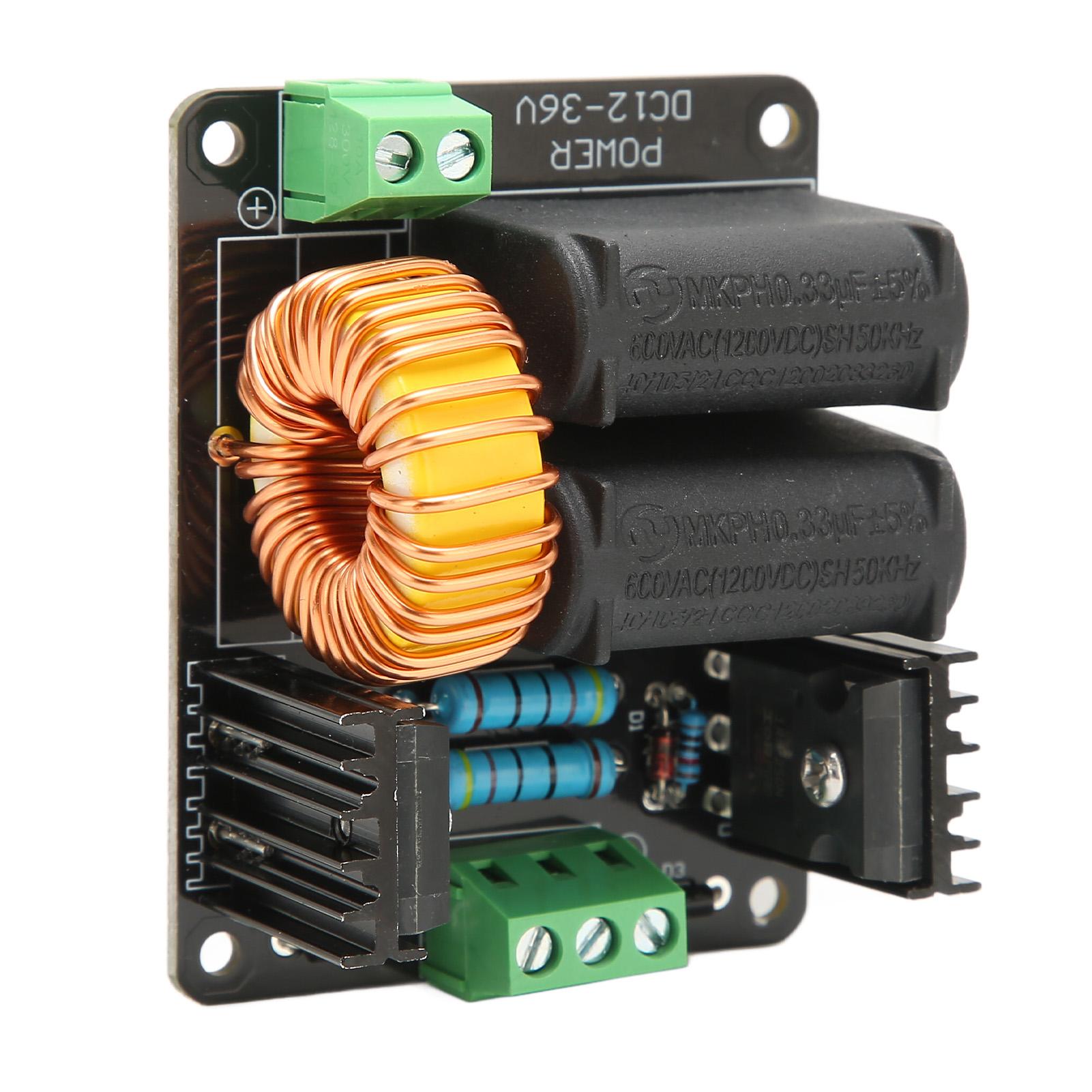 Модуль ZVS Драйвер зворотного ходу Високовольтний модуль живлення для бездротової передачі з котушкою для DIY
Модуль ZVS Драйвер зворотного ходу Високовольтний модуль живлення для бездротової передачі з котушкою для DIY