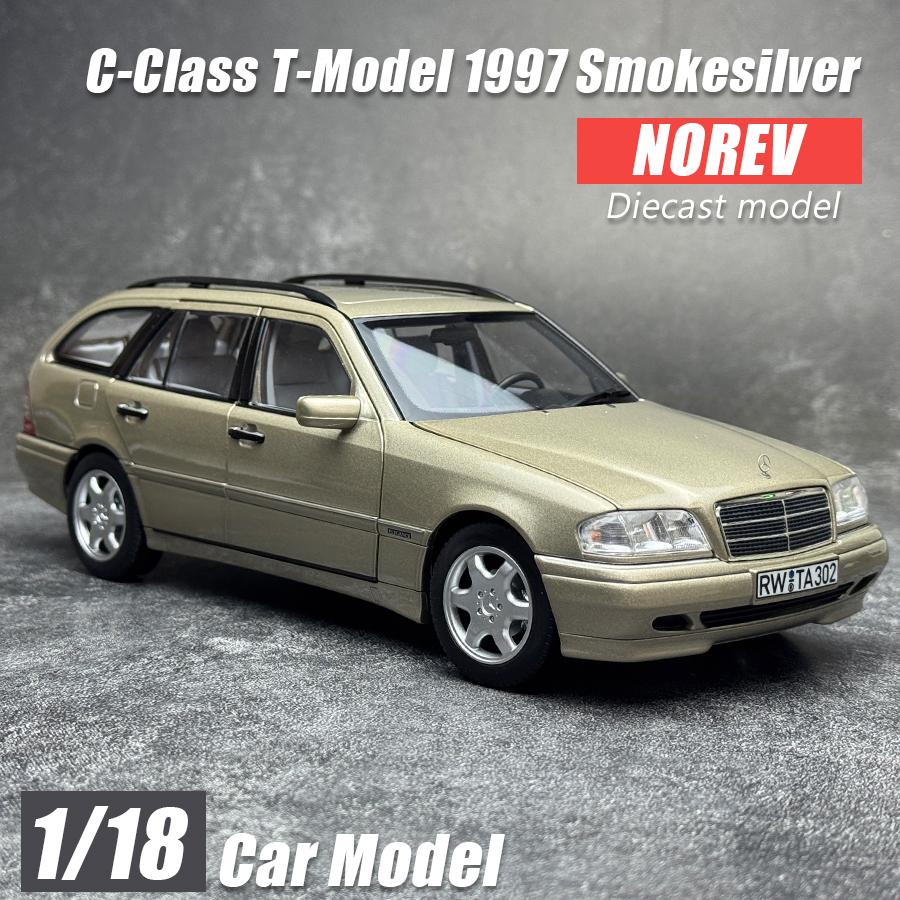 NOREV diecast model 1/18 scale New Benz C-Class T-Model 1997 Smokesilver car model static display holiday gift collection
NOREV diecast model 1/18 scale New Benz C-Class T-Model 1997 Smokesilver car model static display holiday gift collection
