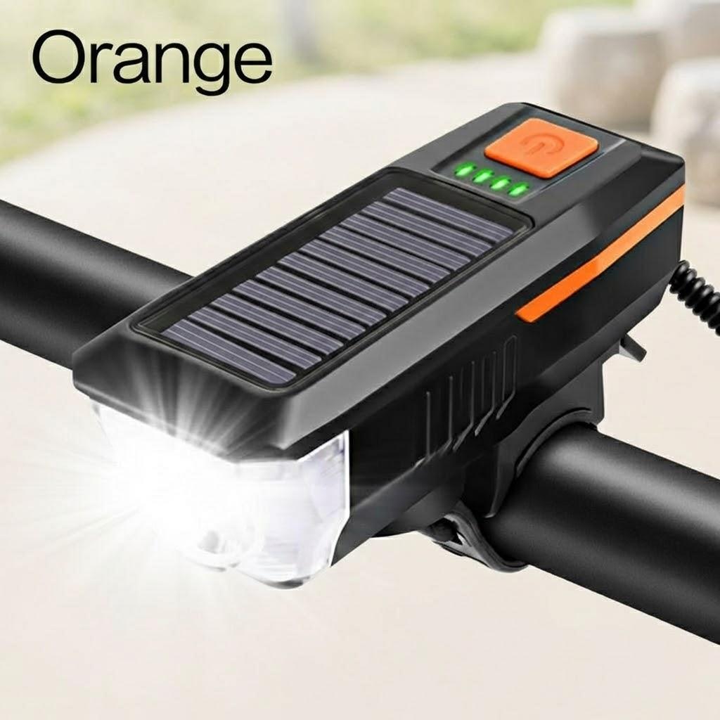 USB Rechargeable Bike Light Set 2 in 1 Front Rear LED Bicycle Safety Lights Solar Charging Flashing Modes Accessories помаранчевий
USB Rechargeable Bike Light Set 2 in 1 Front Rear LED Bicycle Safety Lights Solar Charging Flashing Modes Accessories помаранчевий