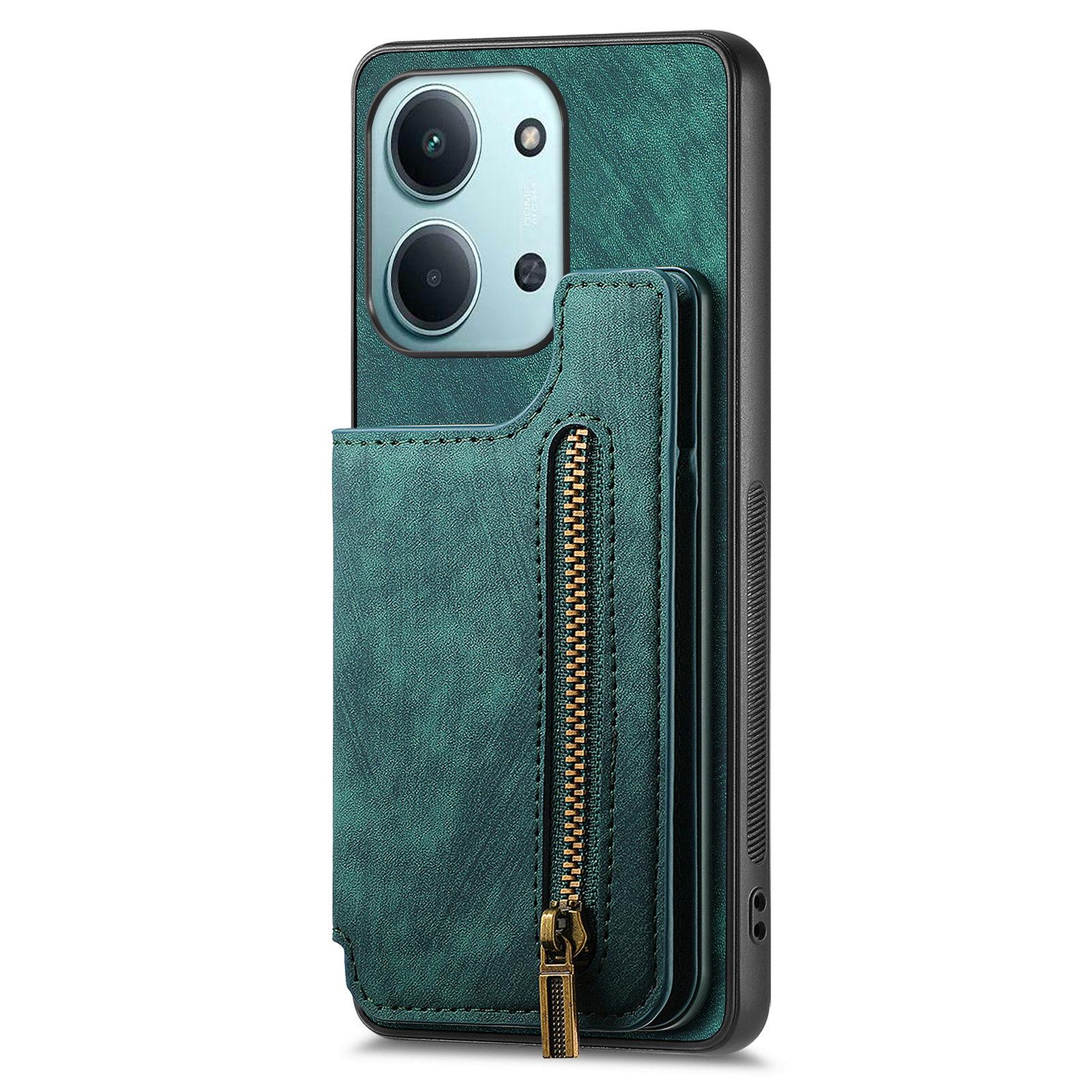 Phone Case For Xiaomi Poco C85 4G (171mm)/Redmi 15C 4G (Global) (171mm) Retro Leather TPU Cover with Zipper Card Holder
Phone Case For Xiaomi Poco C85 4G (171mm)/Redmi 15C 4G (Global) (171mm) Retro Leather TPU Cover with Zipper Card Holder