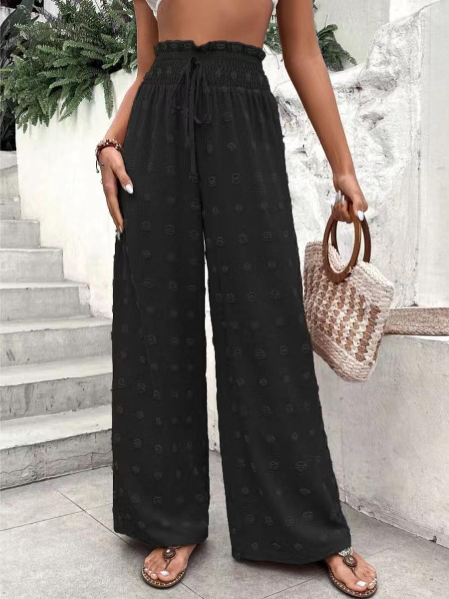 New Style Loose Fit High Waist Padded Wide Leg Pants for Women XXL чорний
New Style Loose Fit High Waist Padded Wide Leg Pants for Women XXL чорний