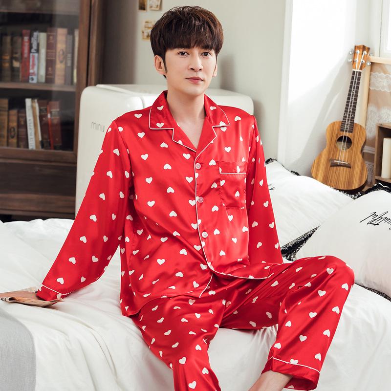 Men s Plus Size Korean Style Silk Pajama Set - Lightweight, Loose, and Comfortable for Spring and Summer XXL
Men s Plus Size Korean Style Silk Pajama Set - Lightweight, Loose, and Comfortable for Spring and Summer XXL