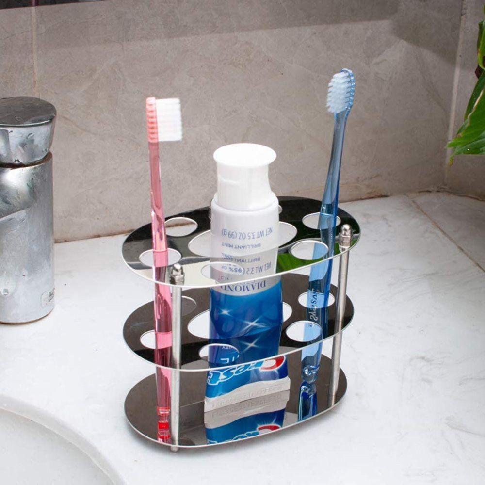 Organizer Comb Razor Toothbrush Holder Storage Shelf Toothpaste Organizer Bathroom Accessories срібний
Organizer Comb Razor Toothbrush Holder Storage Shelf Toothpaste Organizer Bathroom Accessories срібний