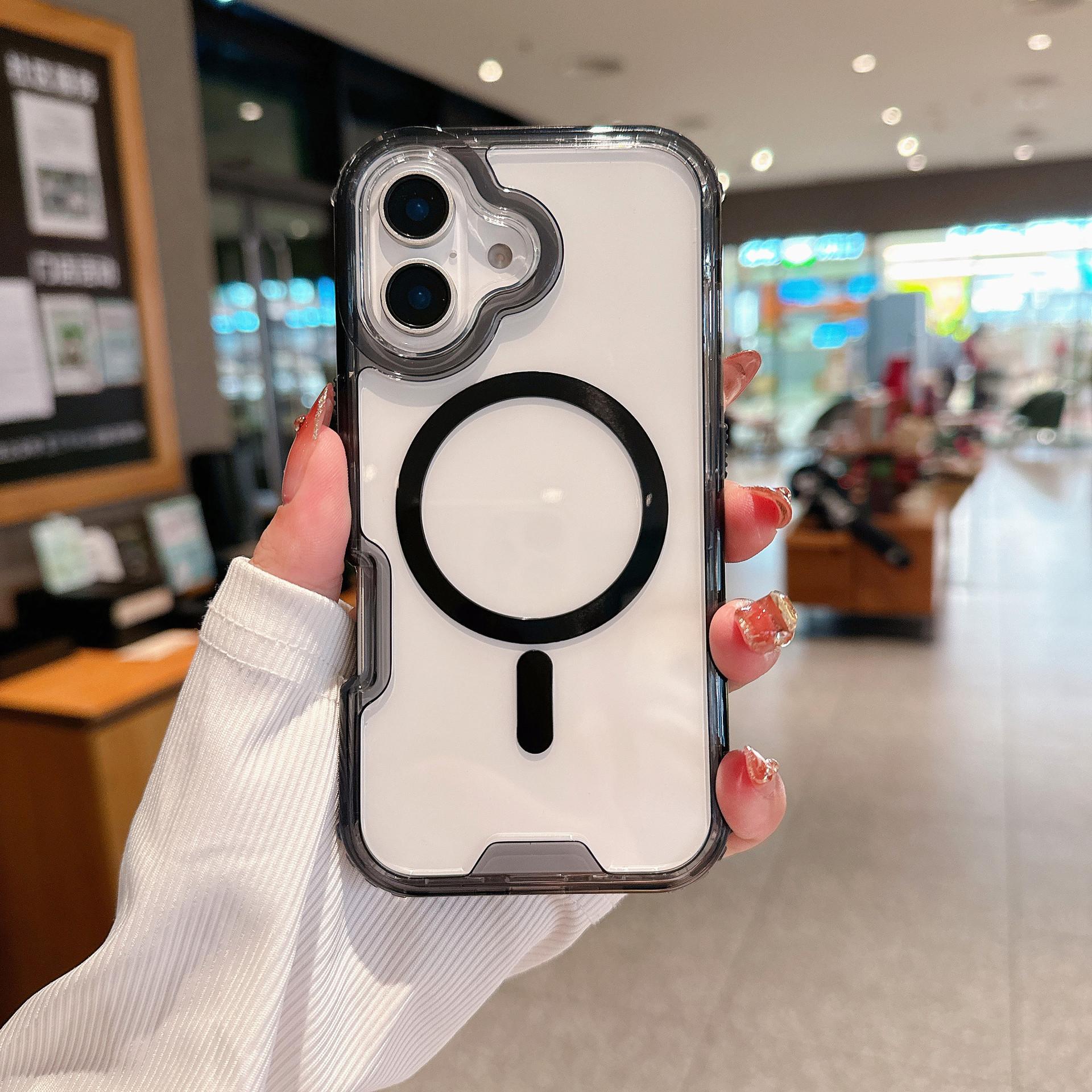 Second Generation Magnetic Colorful Thin Three-in-One Independent Button Phone Case for IP16 Four Corners Fall Resistance For iPhone 16
Second Generation Magnetic Colorful Thin Three-in-One Independent Button Phone Case for IP16 Four Corners Fall Resistance For iPhone 16