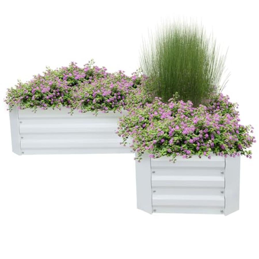 Sunnydaze Galvanized Raised Garden Bed - Metal Raised Bed for Gardening - Outdoor Planter Box for Flowers Plants and Vegetables United States
Sunnydaze Galvanized Raised Garden Bed - Metal Raised Bed for Gardening - Outdoor Planter Box for Flowers Plants and Vegetables United States