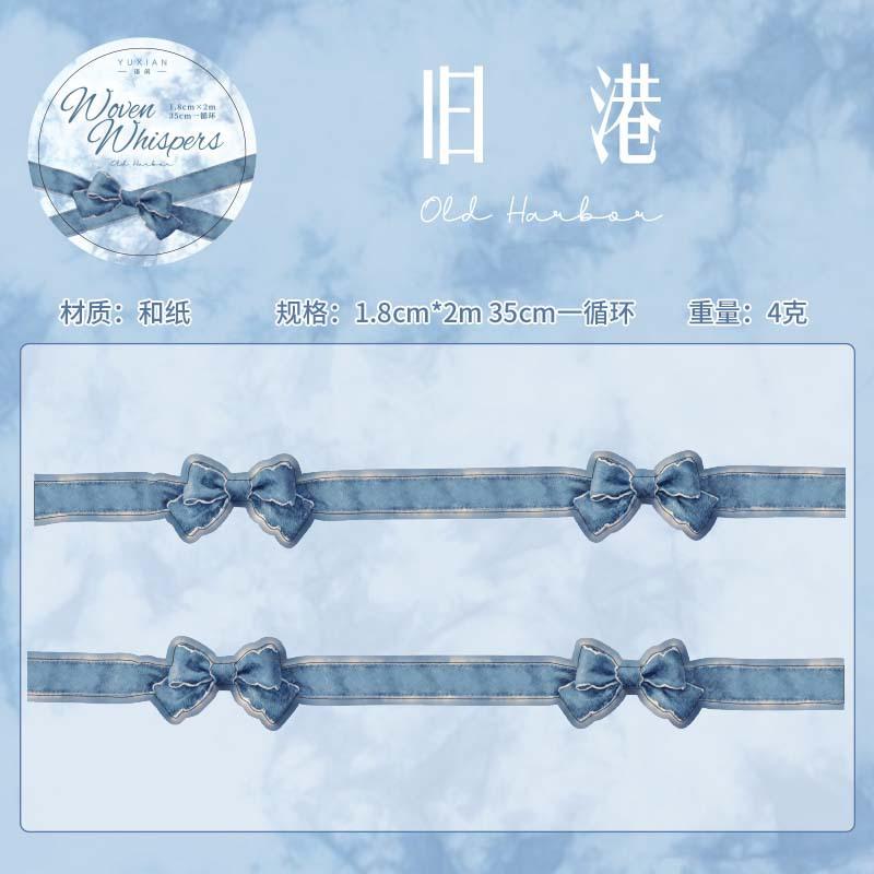 1.8cm×200cm Tapestry Narrative Series Creative Bow Collage Base Decoration Materials Reusable Tape
1.8cm×200cm Tapestry Narrative Series Creative Bow Collage Base Decoration Materials Reusable Tape