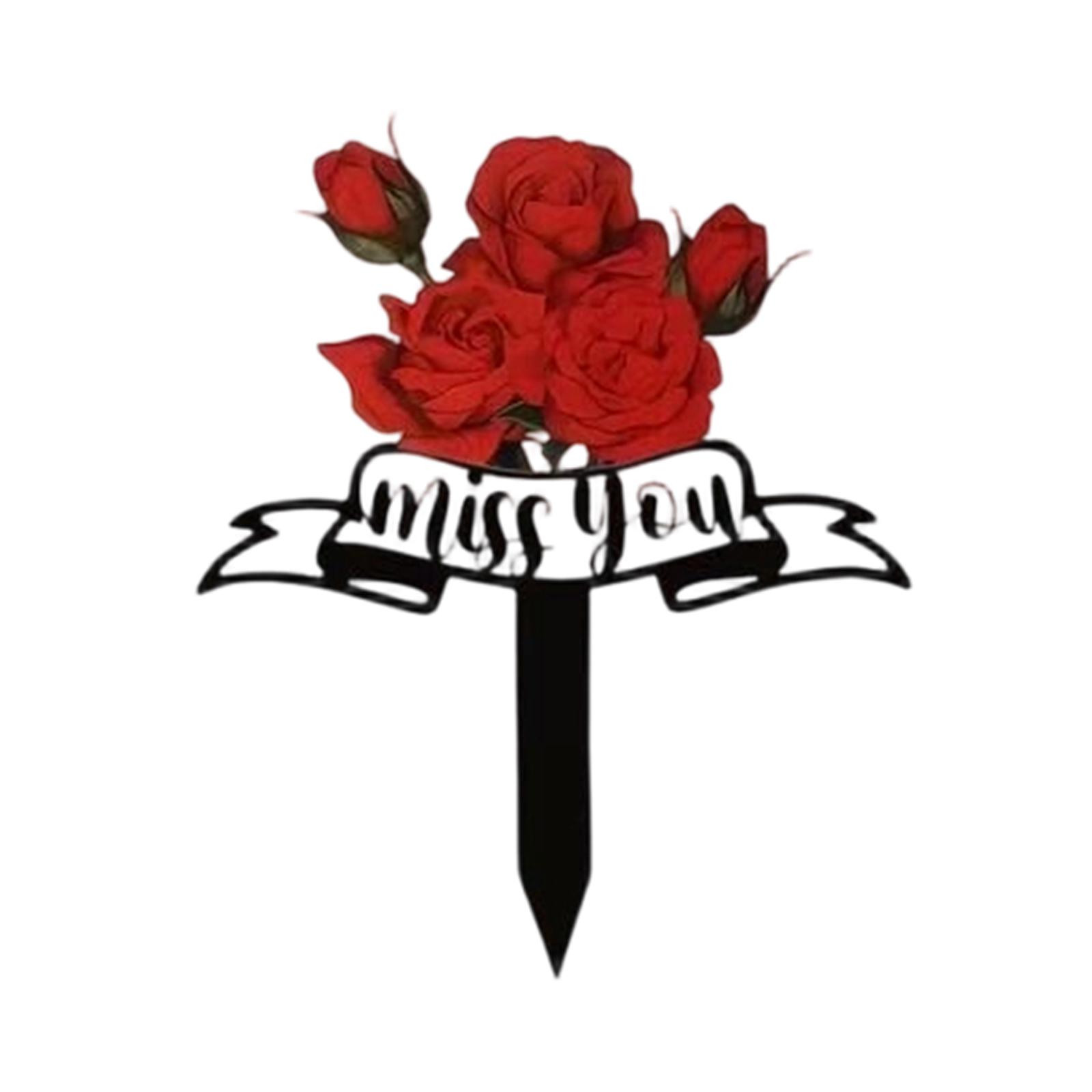 Artificial Rose Memorial Stake You Design for Outdoor Garden Cemetery Decoration Floral Arrangement One Size
Artificial Rose Memorial Stake You Design for Outdoor Garden Cemetery Decoration Floral Arrangement One Size