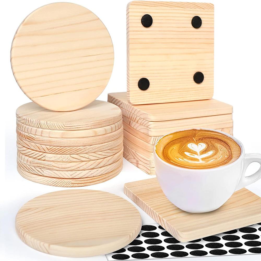 Wooden Non-Slip Cup Mat Round Pad Durable Coaster Tea Coffee Mug Drinks Holder Table Decor DIY Tableware insulation Placemats as picture
Wooden Non-Slip Cup Mat Round Pad Durable Coaster Tea Coffee Mug Drinks Holder Table Decor DIY Tableware insulation Placemats as picture
