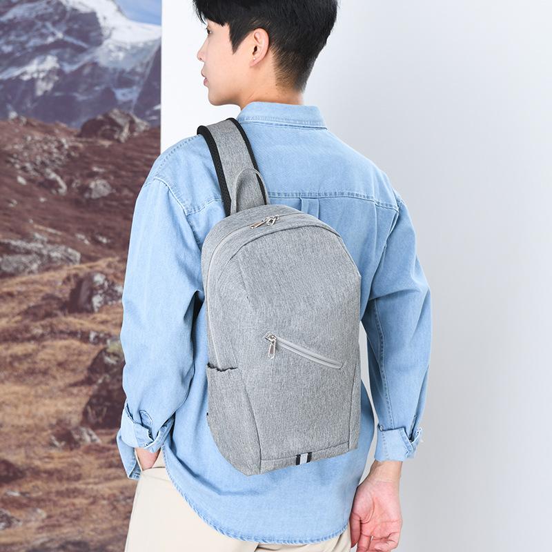 New trendy commuter messenger bag men s simple multi-functional shoulder bag sports and leisure solid color breast bag светло-серый
New trendy commuter messenger bag men s simple multi-functional shoulder bag sports and leisure solid color breast bag светло-серый