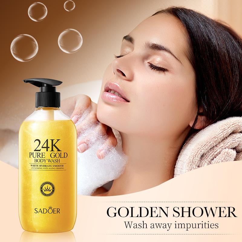 24K Gold Body Wash 500 мл SADOER Очищающий и увлажняющий ароматизированный гель для душа 1
24K Gold Body Wash 500 мл SADOER Очищающий и увлажняющий ароматизированный гель для душа 1