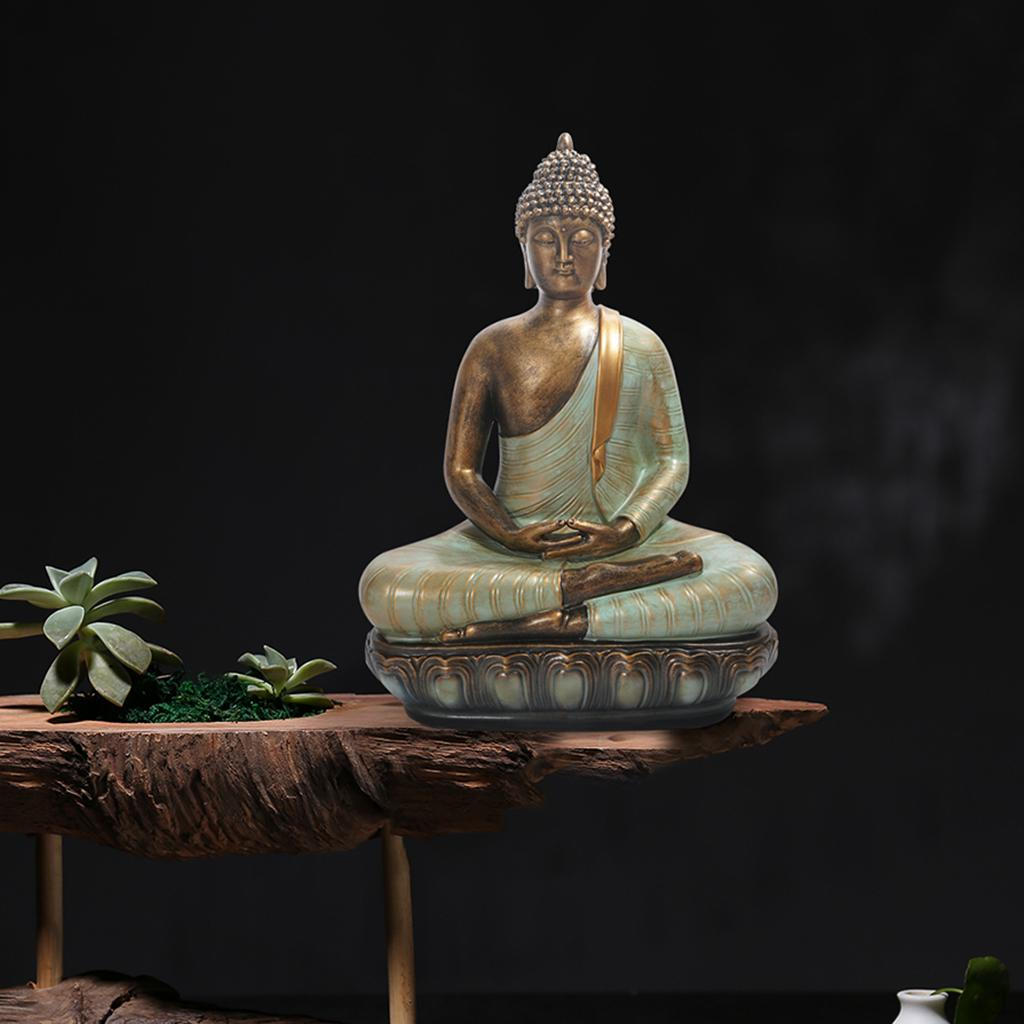 Meditating Buddha Ornament figurine Garden Statue Sculpture Indoor/Outdoor Decor for home and
Meditating Buddha Ornament figurine Garden Statue Sculpture Indoor/Outdoor Decor for home and