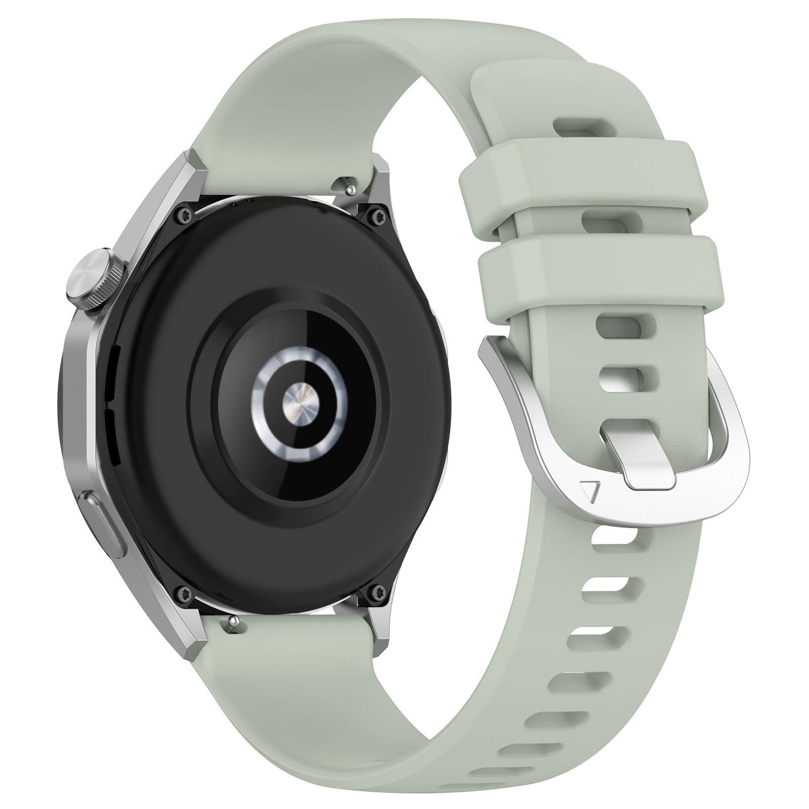 For Huawei Watch GT 5 Pro 42mm/GT 5 41mm/GT 4 41mm/Garmin Venu 3S 18mm Watch Strap Liquid Silicone Wrist Band with Steel Buckle Green
For Huawei Watch GT 5 Pro 42mm/GT 5 41mm/GT 4 41mm/Garmin Venu 3S 18mm Watch Strap Liquid Silicone Wrist Band with Steel Buckle Green