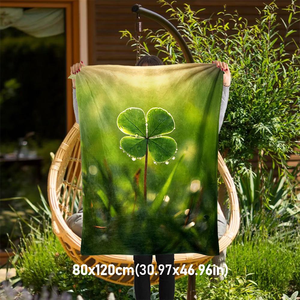 1pc clover leaf Outdoor Flannel Blanket Soft Warm All-Season Throw for Sofa Bed Car Camping Office, Cozy Gift Idea1291S 80x120cm(31x47inch)
1pc clover leaf Outdoor Flannel Blanket Soft Warm All-Season Throw for Sofa Bed Car Camping Office, Cozy Gift Idea1291S 80x120cm(31x47inch)