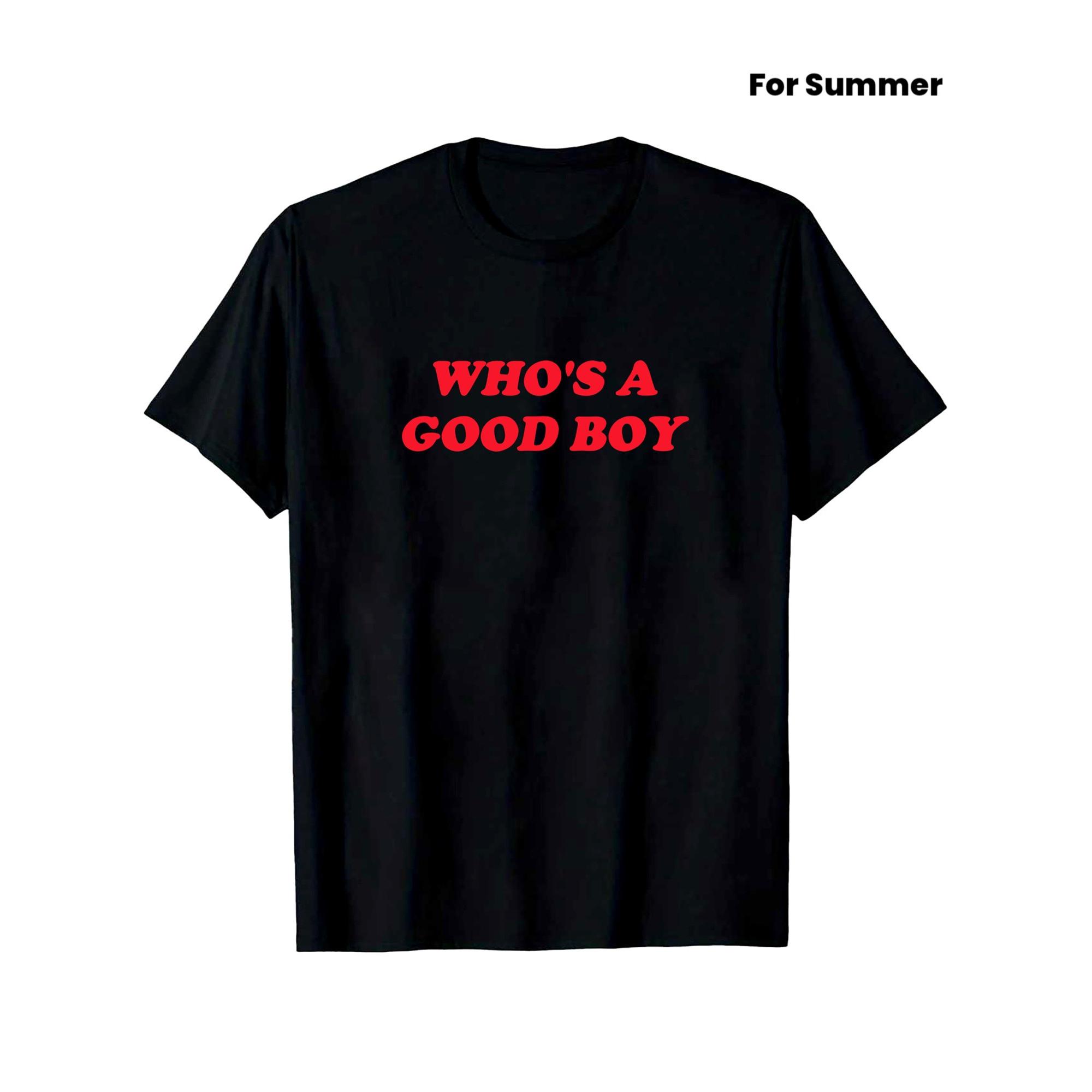 Men s Casual Who s a Good Boy Bold Red Slogan Print T-Shirt, Humorous Summer Streetwear Short Sleeve Top XXL чорний
Men s Casual Who s a Good Boy Bold Red Slogan Print T-Shirt, Humorous Summer Streetwear Short Sleeve Top XXL чорний